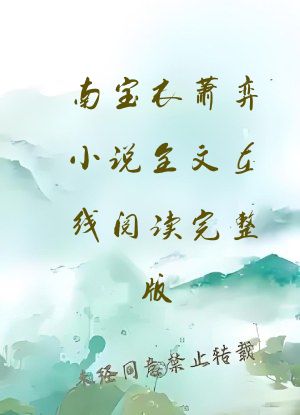 南宝衣萧弈小说全文在线阅读完整版