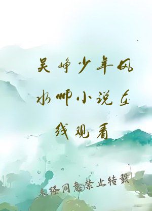 吴峥少年风水师小说在线观看